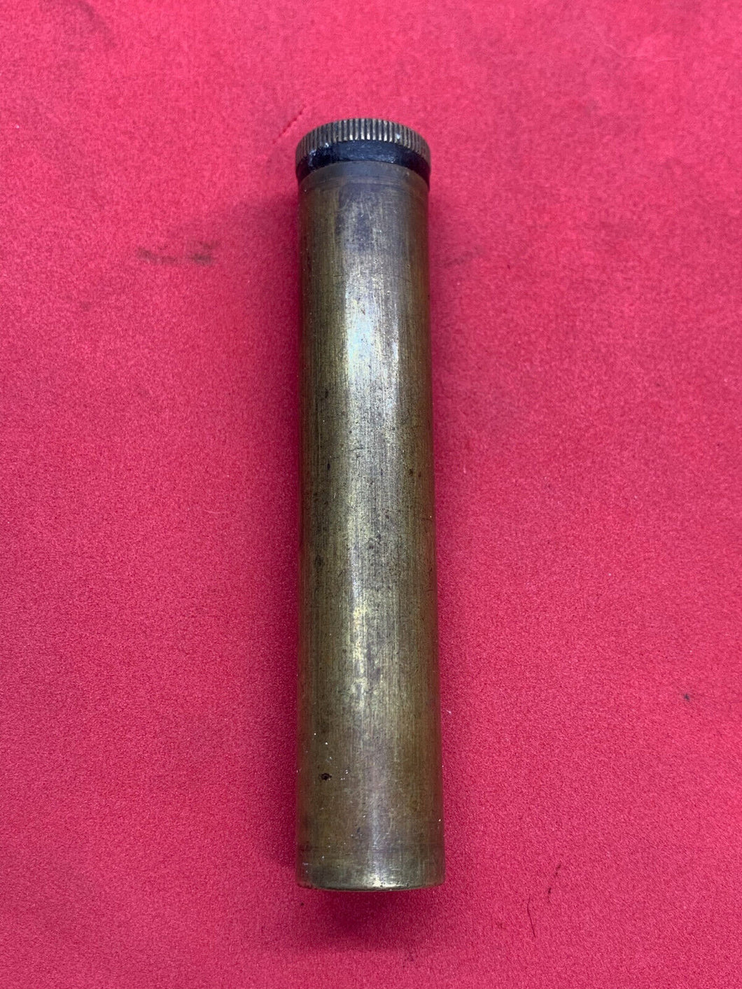 Original WW1 / WW2 British Army SMLE Lee Enfield Brass Oil Bottle