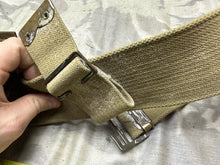 Charger l&#39;image dans la galerie, Original WW1 British Army 08 Pattern Webbing Belt 36&quot; Waist - Rare Economy - The Militaria Shop
