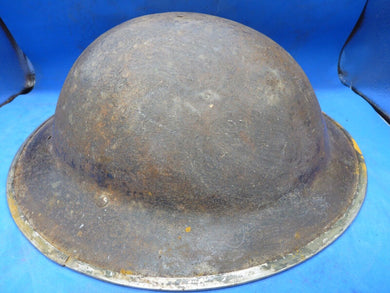 Original WW2 South African Army Mk2 Brodie Helmet - British Style Combat Helmet - The Militaria Shop