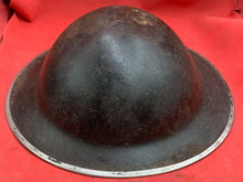 Load image into Gallery viewer, Original WW2 Combat Helmet - British / South African Army Mk2 Brodie Helmet
