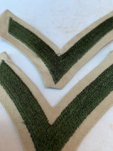Charger l&#39;image dans la galerie, Pair of USMC United States Marine Corps Army Rank Chevrons - Private First Class
