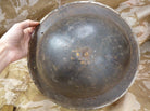 Original WW2 British Style South African Mk2 Army Combat Helmet - The Militaria Shop