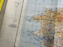 Charger l&#39;image dans la galerie, Original WW2 British Army 1939 Map of England - RAF Bases - South Wales
