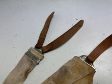 Charger l&#39;image dans la galerie, Original WW2 British Army / RAF Trouser Suspenders - Well Worn Example
