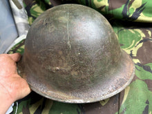 Load image into Gallery viewer, British / Canadian Army Mark 3 Turtle Helmet - Original WW2 Combat Helmet
