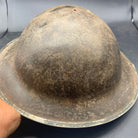 Original WW2 South African Army Mk2 Brodie Helmet - British Style Combat Helmet - The Militaria Shop
