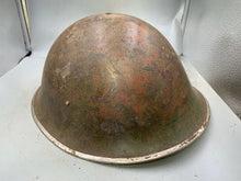 Load image into Gallery viewer, Original WW2 British / Canadian Army Mk3 Turtle Combat Helmet &amp; Liner
