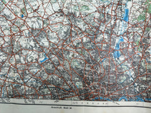 Lade das Bild in den Galerie-Viewer, Original WW2 German Army Map of England / Britain -  London North
