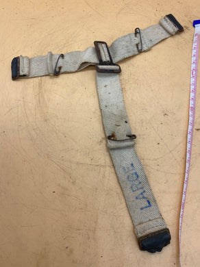 WW2 British Home Front Mask Head Strap. Used Condition but very useful. - The Militaria Shop