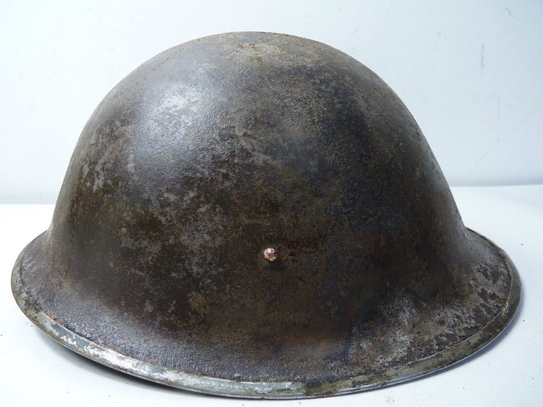 Mk3 Canadian / British Army Original WW2 Turtle Helmet High Rivet