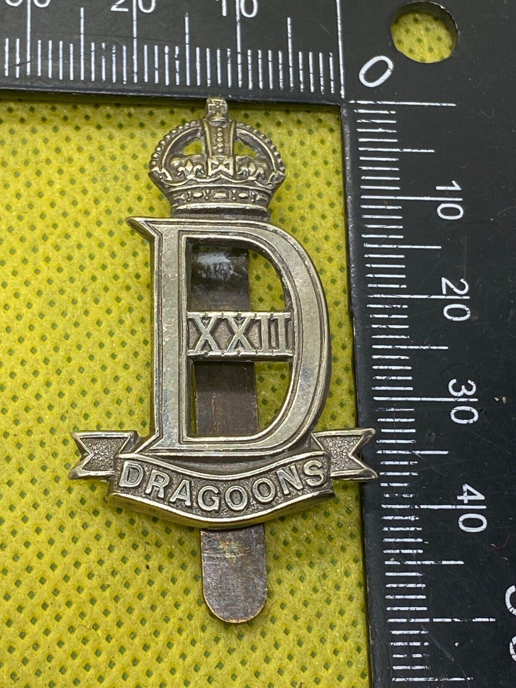 British Army - 22nd Dragoons Cap Badge