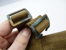 Load image into Gallery viewer, Original WW2 1943 Dated British Army 37 Pattern Water Bottle Carrier Harness
