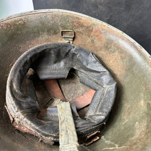 Load image into Gallery viewer, Original WW2 British / Canadian Army Mk3 Combat Helmet &amp; Liner
