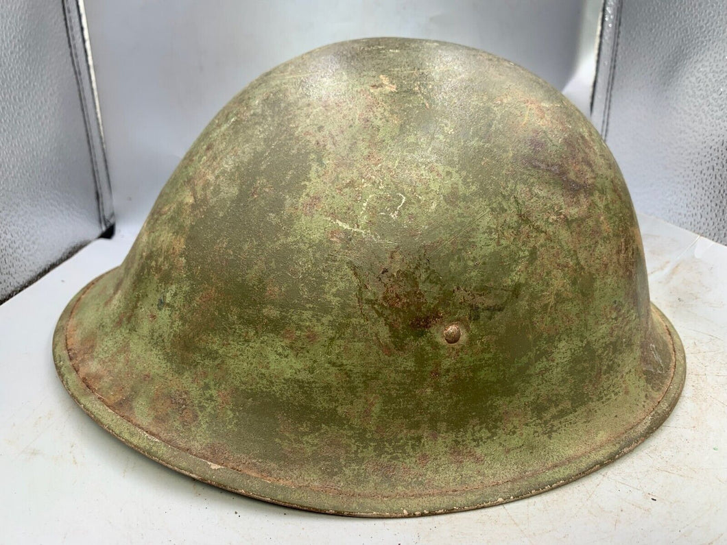 Originaler Mk3 Turtle Kampfhelm der britischen/kanadischen Armee aus dem 2. Weltkrieg 