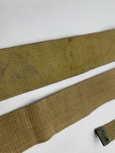 Charger l&#39;image dans la galerie, Original WW2 British Army 37 Pattern L Straps Pair - Wartime Dated
