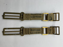 Charger l&#39;image dans la galerie, Original WW2 British Army 37 Pattern Brace Adaptors - 1945 Dated
