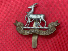 Load image into Gallery viewer, Original British Army Royal Warwickshire Regiment Cap Badge
