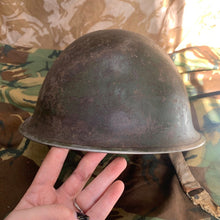 Load image into Gallery viewer, Original WW2 British / Canadian Mk3 Army Combat Turtle Helmet
