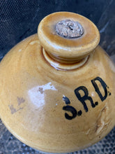 Load image into Gallery viewer, Original WW1 SRD Jar Rum Jar - British Army Issue - &quot;Supply Reserve Depot&quot; Jug
