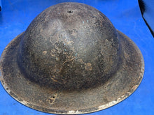 Load image into Gallery viewer, Original WW2 British Army South African Made Combat Helmet Mk2 Brodie
