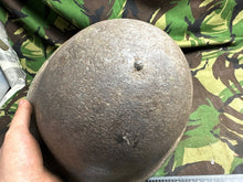 Load image into Gallery viewer, Genuine British / Canadian Army Mark 3 Turtle Helmet - Original WW2 Helmet
