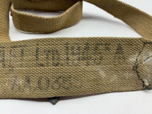 Charger l&#39;image dans la galerie, Original WW2 1945 Dated British Army Equipment Shoulder Strap 37 Pattern Webbing
