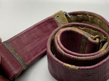 Load image into Gallery viewer, Original 37 Pattern British Army Purple Webbing Belt - 46 Inch Waist - The Militaria Shop
