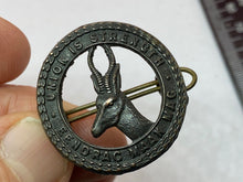 Load image into Gallery viewer, Original South African Army Forces Bronze Cap Badge

