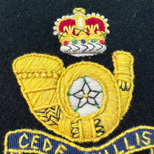Load image into Gallery viewer, British Army Kings Own Yorkshire Light InfantryRegiment Embroidered Blazer Badge
