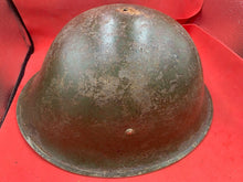 Load image into Gallery viewer, Original WW2 British Army / Canadian Army Mk3 Turtle Combat Helmet
