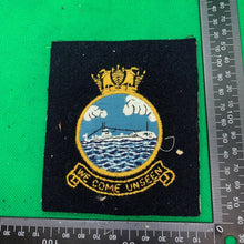 Load image into Gallery viewer, British Royal Navy Submariners Embroidered Blazer Badge
