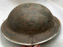 Load image into Gallery viewer, Original WW2 Combat Helmet - British / South African Army Mk2 Brodie Helmet
