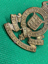 Load image into Gallery viewer, Original WW1 / WW2 Royal Canadian Army Ordnance Corps Cap Badge
