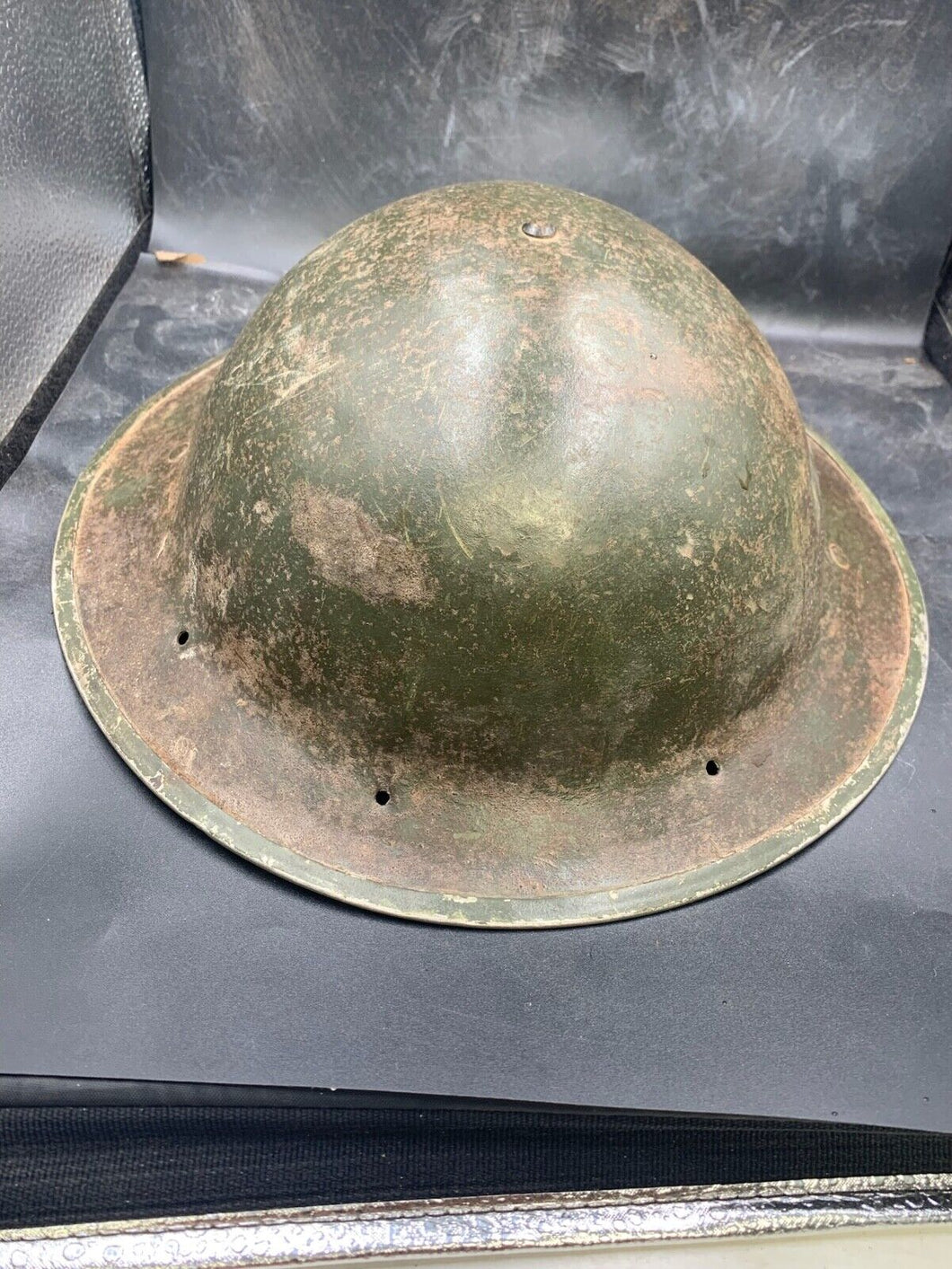 Original WW2 British / South African Mk2 Army Helmet & Liner