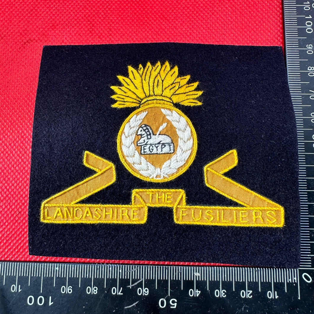 British ArmyThe Lancashire Fusiliers Regiment Embroidered Blazer Badge