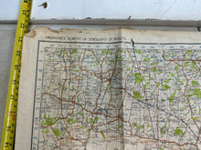 Load image into Gallery viewer, Original WW2 British Army OS Map of England - War Office - Brighton &amp; Eastbourne
