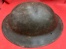 Load image into Gallery viewer, Original WW2 Combat Helmet - British / South African Army Mk2 Brodie Helmet
