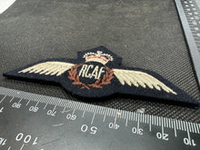 Load image into Gallery viewer, Royal Canadian Air Force RCAF Padded Pilots Wings Queen&#39;s Crown - UK Made
