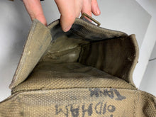 Load image into Gallery viewer, Original WW2 Pattern 37 Pattern British Army Webbing Bren Pouch
