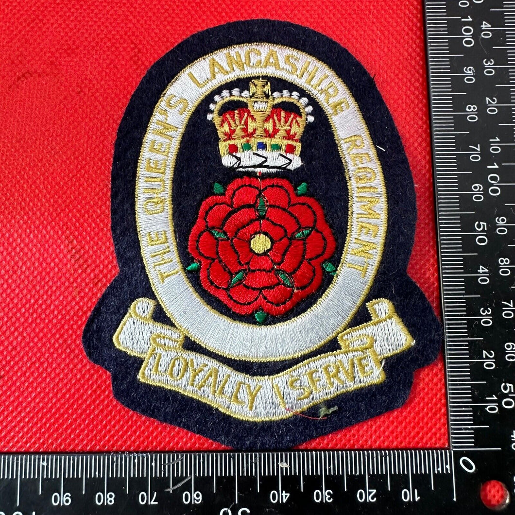 British Army The Queen's Royal Hussars Regiment Embroidered Blazer Badge