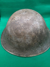 Load image into Gallery viewer, Original WW2 British Army / Canadian Army Mk3 Turtle Combat Helmet
