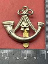 Load image into Gallery viewer, British Army WW1 / WW2 The Light Infantry Regiment Cap Badge with Rear Slider.

