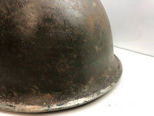 Load image into Gallery viewer, WW2 Canadian / British Army Mk3 Turtle Helmet Shell Original - The Militaria Shop
