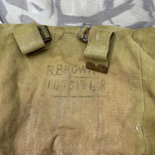 Load image into Gallery viewer, Original WW2 British Army 37 Pattern Webbing Large Pack
