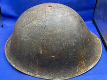 Load image into Gallery viewer, WW2 Canadian Army Mk3 Turtle Helmet - Original WW2 Helmet Shell - High Rivet
