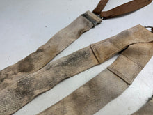 Charger l&#39;image dans la galerie, Original WW2 British Army / RAF Trouser Suspenders - Well Worn Example
