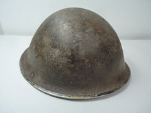 Load image into Gallery viewer, Original WW2 British / Canadian Army Mk3 High Rivet Turtle Army Combat Helmet - The Militaria Shop
