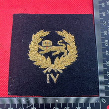 Load image into Gallery viewer, British Army 4th Border Regiment Bullion Cap / Beret / Blazer Badge - UK Made
