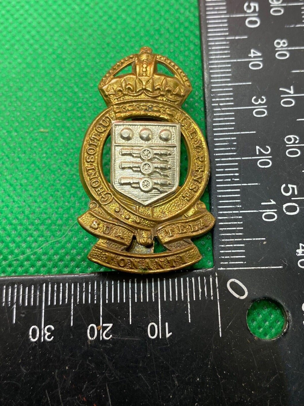 Original WW1 / WW2 British Army - Royal Army Ordnance Corps Cap Badge