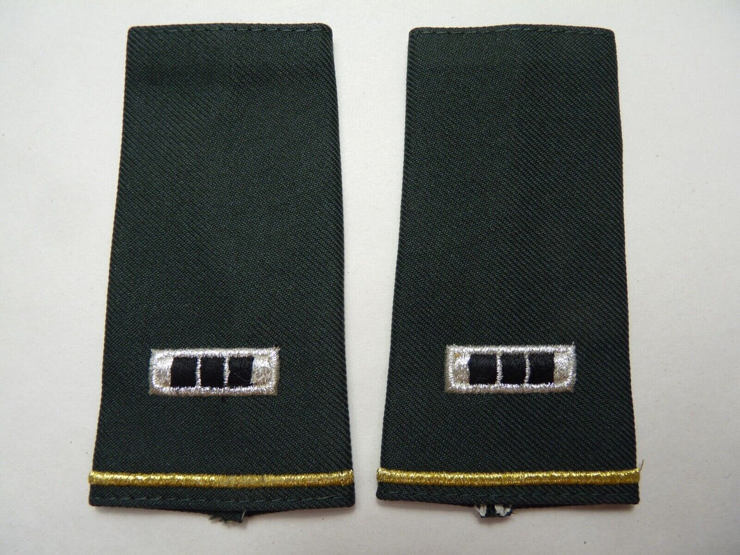 US Army Rank Slides / Epaulette Pair Genuine US Army - NEW